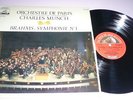 BRAHMS MUNCH ORCHESTRE DE PARIS RARE FRENCH LP EMI