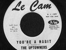 THE UPTOWNERS - YOU'RE A HABIT Soul Popcorn 45 DJ HEAR