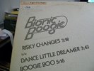 Bionic Boogie Risky Changes RARE US Promo Disco 12