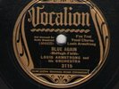 78 RPM Louis Armstrong Vocalion 3115 in E