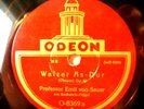 78rpm EMIL VON SAUER (PIANO) pl. CHOPIN WALTZ - Odeon