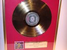 Iron Maiden Killers goldene Schallplatte golden record