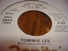 HEAR Soul 45 TOMMIE LEE That's the Way I Want to Live