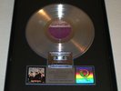 Disque de platine + k7 certif RIAA 