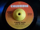Modern Soul 45 TYRONE DAVIS Just My Luck Columbia HEAR