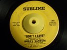 Northern Soul 45 BOBBY SANSOM Don't Leave Sublime HEAR