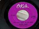 MAJOR LANCE - YOU DON'T WANT ME NO MORE 4-7284 US OKEH