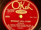 LOUIS ARMSTRONG and HIS S.B.5 OKEH Mahogany Hall Stomp