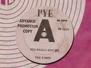 THE KINKS. YOU REALLY GOT ME. PYE PROMO. 45.1964