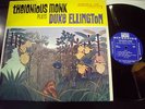 THELONIOUS MONK Plays Duke Ellington Riverside Mono LP