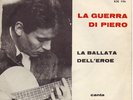 Fabrizio de André la Guerra di Piero Karim 45 giri
