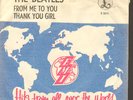 Beatles:From me to you.Org. Danish 1963. Rare World map