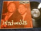 CHARLIE PARKER- Bird and Diz on Verve, horn player VG++