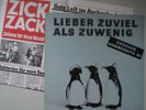 VA ”LIEBER ZUVIEL ALS ZUWENIG” ZICKZACK LP + POSTER DIY