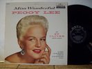 PEGGY  LEE 'MISS WONDERFUL
