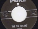 R&B Doo-Wop 45 Purl 901 Bo Freeman Girl For Me V. Rare