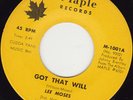 FUNK 45 RPM - LEE MOSES on MAPLE RECORDS