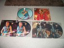 JOHNNY HALLYDAY serie compléte 4 33t picture disc 1993'