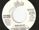 Stevie Ray Vaughan 45 Pride And Joy (Blues) DJ NM
