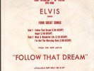 Elvis Presley Promo Only EP Sleeve #EPA 4368