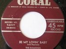 THE DIAMONDS Be my lovin..2nd 45 ORIG 1956 Canada 45 NM