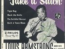 45 RPM Signed by Louis Armstrong