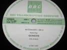 GENESIS In Concert    GENUINE 1978 BBC Transciption