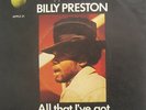 BILLY PRESTON-ALL THAT I'VE GOT - APPLE 21 - PIC/SLEEVE