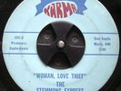 STEMMONS EXPRESS Woman, Love Thief TX NOR Soul 45 HEAR