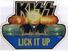 KISS rare UK SHAPED PIC DISC Lick It Up 45rpm from 1983