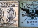 2 DUANE PETERS SIGNED 7”s GG ALLIN SPLIT KBD Punk G.G.