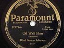 BLIND LEMON JEFFERSON pre war blues 78 PARAMOUNT 12771