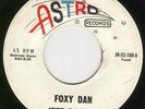 Rockabilly 45- JEFF DANIELS - Foxy Dan