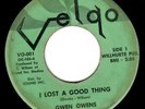 GWEN OWENS soul 45 VELGO “Lost a Good Thing” HEAR
