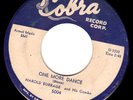 HAROLD BURRAGE rhythm blues 45 COBRA “One More Dance”