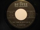 Crossover Soul 45 MANHATTANS on DE LUXE I Can't HEAR