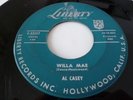 AL CASEY ROCKABILLY LIBERTY REC LBL F-55117 WILLA MAE