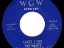 WERPS garage fuzz 45 WGW “Love’s a Fire” NM- HEAR