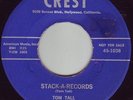 ROCKABILLY ORIGINAL TOM TALL*STACK-A-RECORDS*CREST 1958