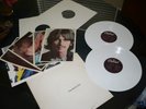 The Beatles WHITE ALBUM record WHITE VINYL with inserts