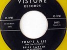 rare Soul R&B Mod 45 BILLY LARKIN that's a lie VISTONE