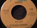 Willie Baby Rodriguez 45 MARDI GRAS Oye Mima RARE LATIN