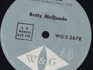 BETTY McQUADE 1966 AUS ROCKER DUM DUM ON W&G Rockabilly