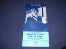 THE SMITHS -WHAT DIFFERENCE -ORIGINAL 1984 PROMO POSTER