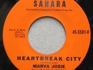 MARVA JOSIE I Don't Care/Heartbreak City on Sahara NM