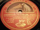 Mozart Violin Cto. - Jacques Thibaud - HMV / 78 RPM