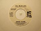 UNIQUE BLEND northern soul 45 Yes I’m In Love demo 7