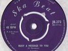 Dandy Rudy a Message to You UK Ska Beat