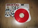 Sick of it All Yours Truly Punk New York Red LP limited