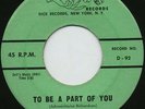 HEAR-Rare Doo Wop 45- The Clicketts-To Be A Part Of You
